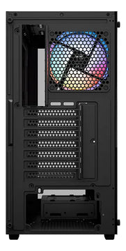 Chasis Gabinete Caja Gamer Aerocool Pivot Argb Color Negro