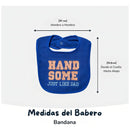 Baberos Para Bebes Impermeable Toalla 100% Algodon Pack 5pcs Handosm