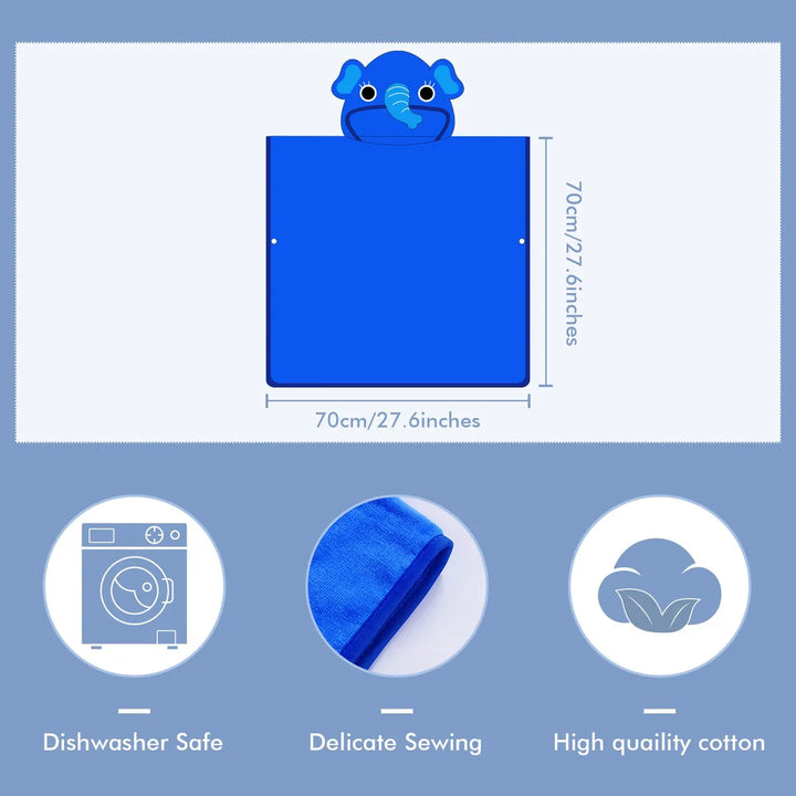 Michley Toalla De Bebe Con Capucha, Poncho De Bano De Playa