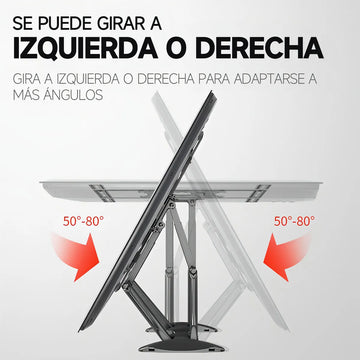 Soporte Pantalla Gc P6 Tv Ajustable Reclinable 45-75 45.5kg Color Negro