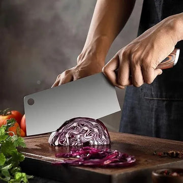 Cuchillo Achuela Acero De 15 Cm Para Cortar Carne Negro
