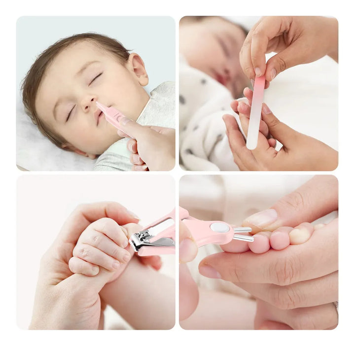 Doogaxoo Cortaunas Para Bebe, Kit De Unas Seguro 4 En 1 Con