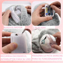Peluche Realista Nutria Bebe Estimulacion Sensorial Sonido, Color Rosa
