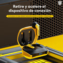 Audífonos Inalámbricos Para Juegos Transformer Tf-t06 Color Amarillo