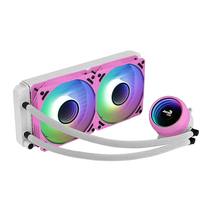 Refrigeración Liquida Aerocool Mirage L240 Rosado Argb 1700