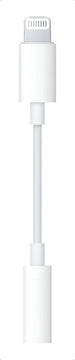 Adaptador Auriculares Para iPhone Lighting A 3.5mm Color Blanco
