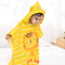Tonwhar Ninos Bano/piscina/playa Con Capucha Poncho Toalla-d