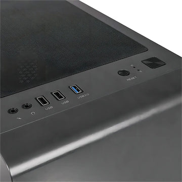 Gabinete para computadora de escritorio Thermaltake S100 CA-1Q9-00S1WN-00 CA-1Q9-00S1WN-00 negro