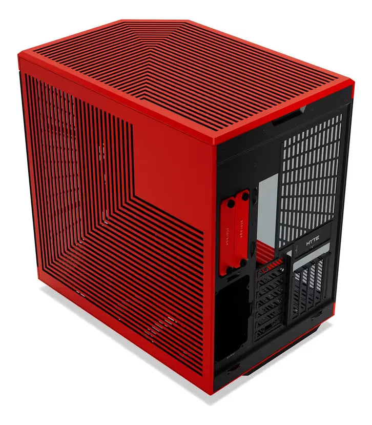 Chasis Atx Hyte Y70 Touch Infinite Rojo / Negro Rojo/negro