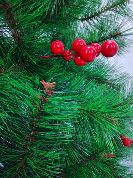 Árbol De Navidad Pino Tibet Con Cherry De 180cm Verde