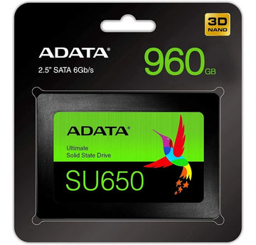 Disco sólido interno Adata Ultimate SU650 ASU650SS-960GT-R 960GB negro