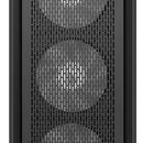 Gabinete Gamer Iceberg Flow C Dark Edition 6 Fans No Led Color Negro