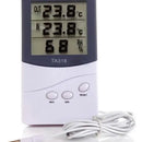 Termómetro Digital Lcd Nevera Alarma Imán Led Refrigerador