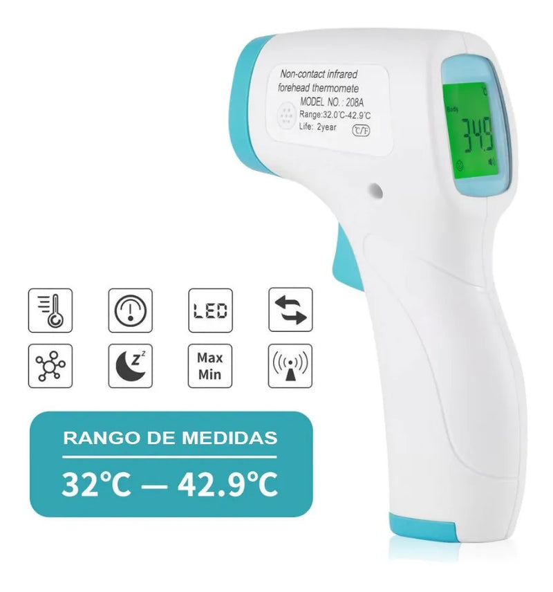 Termómetro Digital Infrarrojo De Alta Precisión
