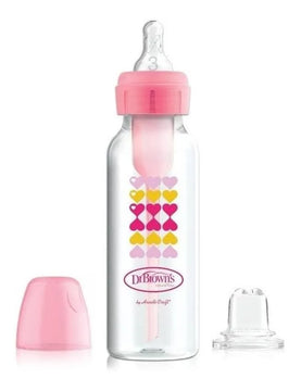 Teteros Dr Browns Kit De Transicion Boca Estandar Options Color Rosa Rosa