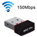 Adaptador Receptor Wifi Usb Tarjeta Nano 150mbps 802.11n Pc