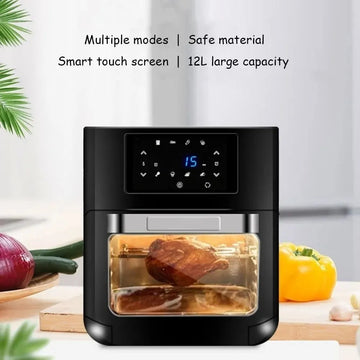 Freidora Sin Aceite Airfryer Xxl Horno 12 Litros Capacidad Negro