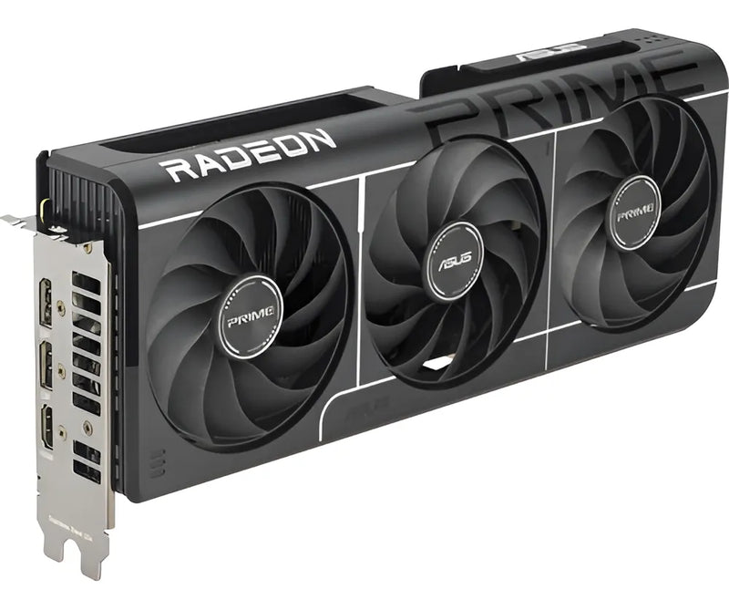 Tarjeta De Video Amd Asus Prime Oc Edition Radeon Rx 90 Series Rx 9060 Xt Prime-rx9060xt-o8g Triple Fan 8 Gb Gddr6