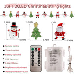 Luces Navidenas Led Con Control Remoto Y Alambre Flexible.