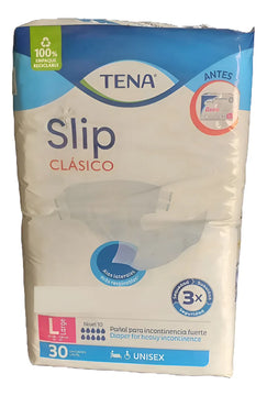 Tena Slip Clásico Talla L X30 Grande