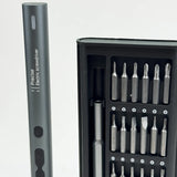 Destornillador Eléctrico Recargable Para Celular Cámara Pc Gris Oscuro