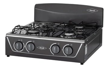 Estufa De Mesa Avellana Torre Mixta 3x1 Gp Plata Haceb Plateado