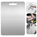 Tabla Para Picar Alimentos Acero Inoxidable Antibacterial Tabla Picar Gris