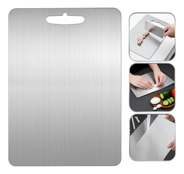 Tabla Para Picar Alimentos Acero Inoxidable Antibacterial Tabla Picar Gris