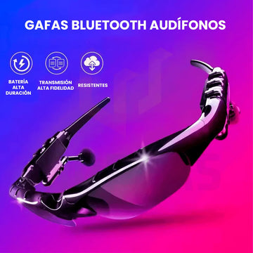 Gafas De Sol Audífonos Mp3 Bluetooth Reducción Ruido Negro