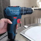 Taladro Percutor Inalámbrico 18v De 10mm Brushless 2 Batería - Azul Marino - 50hz/60hz