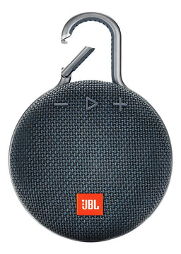 Parlante JBL Clip 3 portátil con bluetooth waterproof ocean blue