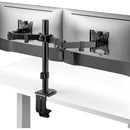 Soporte Para Monitor Doble Brazo De Acero Negro Ma301-22-000