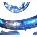 Manguera Led 3 Vias Luces Navideñas X 7mt Blanco Y Azul