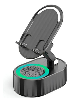 Soporte De Telefono Con Audio Por Induccion + Bluetooth +luz Disponible