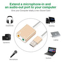 Tarjeta De Sonido Externa 7.1 Tipo Usb Audifono Y Microfono