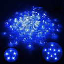 Extensión Luces Led Estrella Luz Decoración Navideña 3 Mts Azul