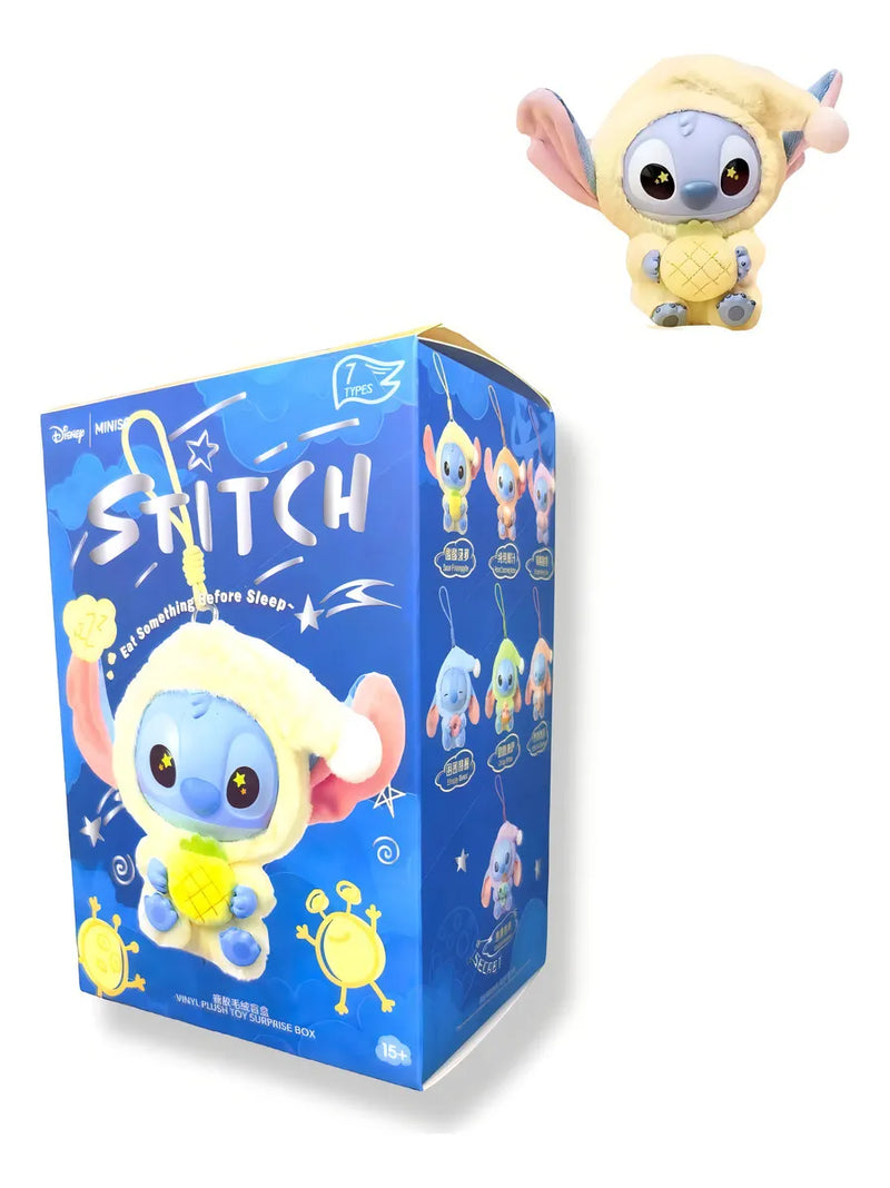 Labubu Peluche Muñeco Llavero Stitch Coleccionable Kawai Caja Sorpresa 7 Lindos Diseños Perfecto accesorio de MODA Para tus Bolsos y Maletas Compañero de Juego para l,os niños