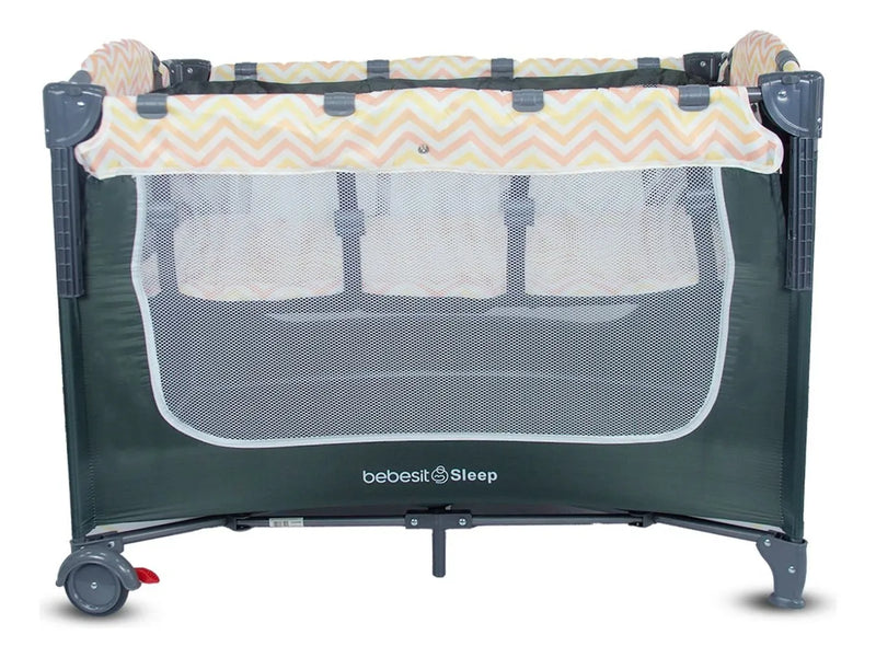 Cuna Corral Colecho Para Bebe con Mosquitero Sleep 2 En 1 Bebesit