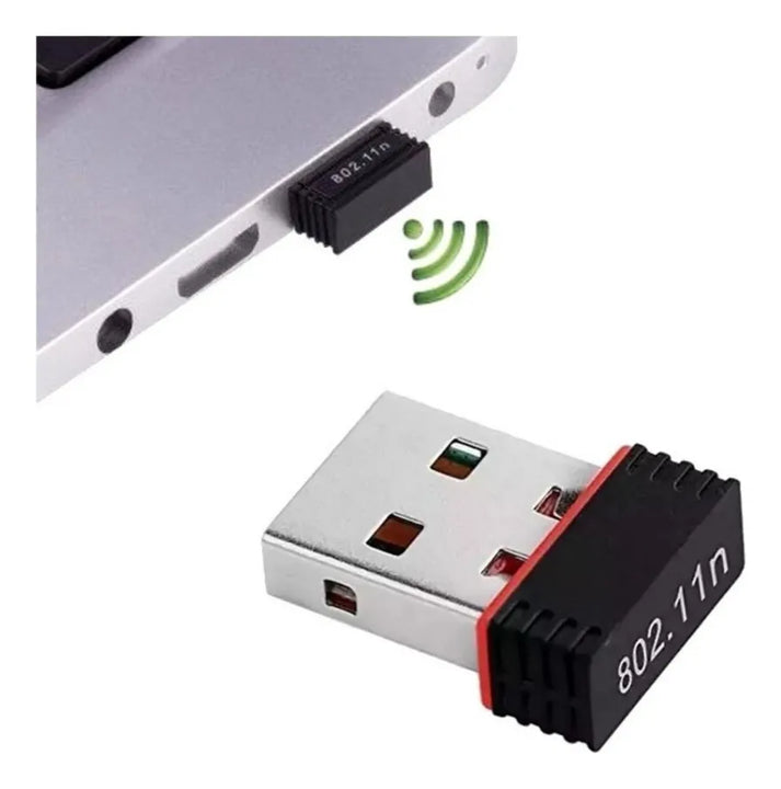 Adaptador Usb 2.0 Wifi Antena Interna 150mbps Mini Placa
