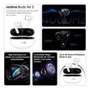 Audifonos Bluetooth Realme Buds Air 5 Earbuds Blanco