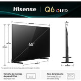 Televisor Hisense Smart 65 Qled 65q6qv