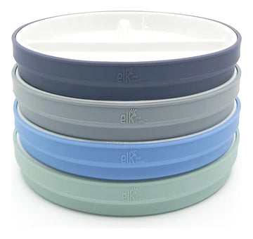Platos Divididos De Porcelana Para Niños 17 Cm Antideslizant