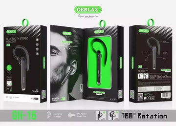 Audifono Bluetooth Gh-16 Gerlax Negro