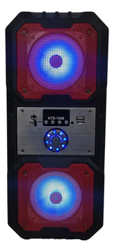Parlante Bocina Altavoz Inalámbrico Bluetooth Portátil Luces