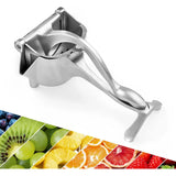 Pack de 2 Exprimidores Manuales de Frutas en Aluminio Ideal para Limones y Naranjas Duradero y Fácil de Usar Chef Master