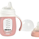 Beaba Vaso De Vidrio 2 En 1 Para Entrenamiento De Biberon A