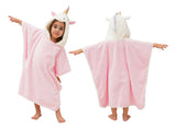 Pinnkku Toalla Con Capucha De Unicornio 3d, Toalla De Bano U