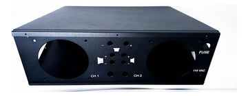 Chasis Para Armar Amplificador 8-16 Transistores Negro