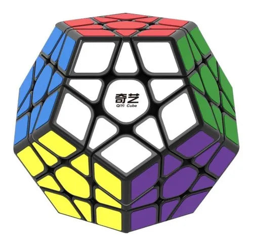 Cubo Rubik 3x3 Qiyi Fondo Negro Speed Cube