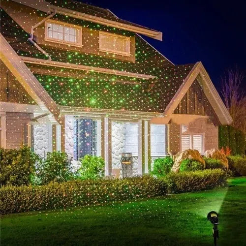 Proyector De Navidad Para Exteriores Con Luces Láser Led Variado